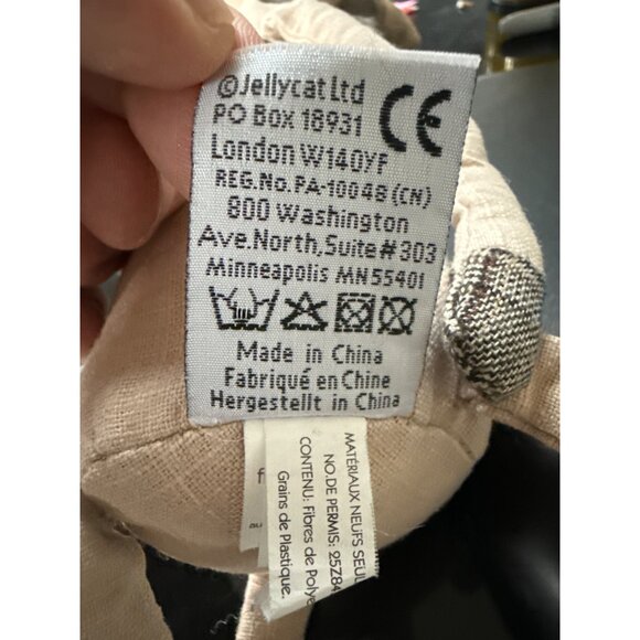 Jellycat of London Skandoodle Lanky Skinny Tan Plaid Spot Giraffe Plush 15" - Picture 5 of 6